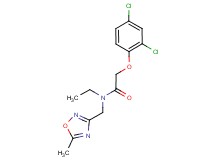 2-(2,4-dichlorophenoxy)-N-ethyl-N-[(5-methyl-1,2,4-oxadiazol-3-yl)methyl]acetamide