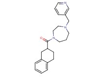 1-(3-pyridinylmethyl)-4-(1,2,3,4-tetrahydro-2-naphthalenylcarbonyl)-1,4-diazepane