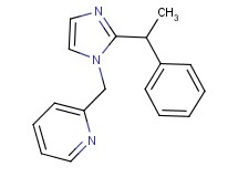 2-{[2-(1-phenylethyl)-1H-imidazol-1-yl]methyl}pyridine
