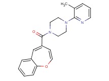 1-(1-benzoxepin-4-ylcarbonyl)-4-(3-methyl-2-pyridinyl)piperazine