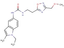 N-(1-ethyl-2-methyl-1H-indol-5-yl)-N'-{2-[3-(methoxymethyl)-1,2,4-oxadiazol-5-yl]ethyl}urea