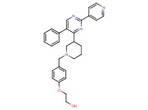 2-[4-({3-[5-phenyl-2-(4-pyridinyl)-4-pyrimidinyl]-1-piperidinyl}methyl)phenoxy]ethanol