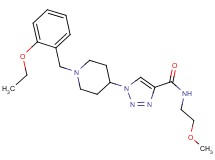 1-[1-(2-ethoxybenzyl)-4-piperidinyl]-N-(2-methoxyethyl)-1H-1,2,3-triazole-4-carboxamide