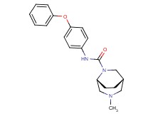 (1S*,5R*)-3-methyl-N-(4-phenoxyphenyl)-3,6-diazabicyclo[3.2.2]nonane-6-carboxamide