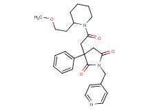 3-{2-[2-(2-methoxyethyl)-1-piperidinyl]-2-oxoethyl}-3-phenyl-1-(4-pyridinylmethyl)-2,5-pyrrolidinedione