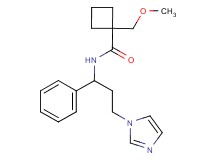 N-[3-(1H-imidazol-1-yl)-1-phenylpropyl]-1-(methoxymethyl)cyclobutanecarboxamide