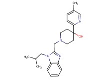1-[(1-isobutyl-1H-benzimidazol-2-yl)methyl]-4-(5-methylpyridin-2-yl)piperidin-4-ol