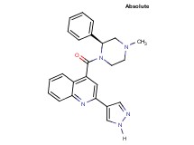 4-{[(2S)-4-methyl-2-phenyl-1-piperazinyl]carbonyl}-2-(1H-pyrazol-4-yl)quinoline
