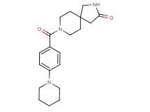 8-(4-piperidin-1-ylbenzoyl)-2,8-diazaspiro[4.5]decan-3-one