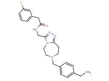 N-{[7-(4-ethylbenzyl)-6,7,8,9-tetrahydro-5H-[1,2,4]triazolo[4,3-d][1,4]diazepin-3-yl]methyl}-2-(3-fluorophenyl)acetamide