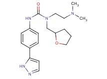 N-[2-(dimethylamino)ethyl]-N'-[4-(1H-pyrazol-5-yl)phenyl]-N-(tetrahydrofuran-2-ylmethyl)urea