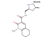 N-{[(2S,4S)-4-fluoro-2-pyrrolidinyl]methyl}-1-methyl-2-oxo-1,2,5,6,7,8-hexahydro-3-quinolinecarboxamide hydrochloride