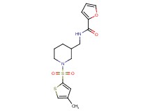 N-({1-[(4-methyl-2-thienyl)sulfonyl]-3-piperidinyl}methyl)-2-furamide