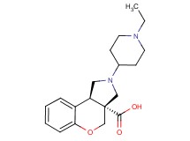 (3aR*,9bR*)-2-(1-ethylpiperidin-4-yl)-1,2,3,9b-tetrahydrochromeno[3,4-c]pyrrole-3a(4H)-carboxylic acid