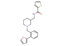 N-({1-[2-(2-furyl)benzyl]-3-piperidinyl}methyl)-2-thiophenecarboxamide