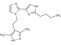 2'-butyl-1-[2-(3,5-dimethyl-1H-pyrazol-4-yl)ethyl]-1H,1'H-2,4'-biimidazole