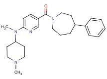 N-methyl-N-(1-methyl-4-piperidinyl)-5-[(4-phenyl-1-azepanyl)carbonyl]-2-pyridinamine