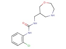 N-(2-chlorophenyl)-N'-(1,4-oxazepan-6-ylmethyl)urea hydrochloride