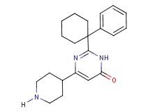 2-(1-phenylcyclohexyl)-6-piperidin-4-ylpyrimidin-4(3H)-one
