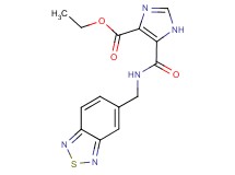 ethyl 5-{[(2,1,3-benzothiadiazol-5-ylmethyl)amino]carbonyl}-1H-imidazole-4-carboxylate