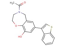 4-acetyl-7-(1-benzothien-3-yl)-2,3,4,5-tetrahydro-1,4-benzoxazepin-9-ol