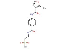 2-methyl-N-[4-({[2-(methylsulfonyl)ethyl]amino}carbonyl)phenyl]-3-furamide