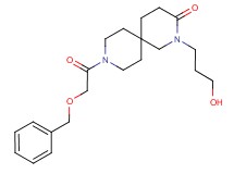 9-[(benzyloxy)acetyl]-2-(3-hydroxypropyl)-2,9-diazaspiro[5.5]undecan-3-one