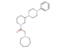 1-{2-oxo-2-[3-(4-phenyl-1-piperazinyl)-1-piperidinyl]ethyl}azepane
