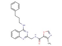 4-methyl-N-({4-[(3-phenylpropyl)amino]-2-quinazolinyl}methyl)-1,3-oxazole-5-carboxamide