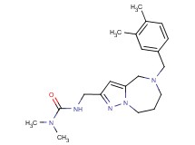 N'-{[5-(3,4-dimethylbenzyl)-5,6,7,8-tetrahydro-4H-pyrazolo[1,5-a][1,4]diazepin-2-yl]methyl}-N,N-dimethylurea