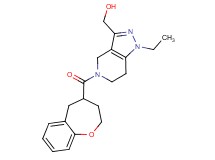 [1-ethyl-5-(2,3,4,5-tetrahydro-1-benzoxepin-4-ylcarbonyl)-4,5,6,7-tetrahydro-1H-pyrazolo[4,3-c]pyridin-3-yl]methanol