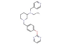 N-ethyl-N-(4-pyridinylmethyl)-1-[4-(2-pyrimidinyloxy)benzyl]-3-piperidinamine