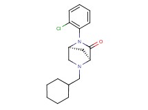 (1S*,4S*)-2-(2-chlorophenyl)-5-(cyclohexylmethyl)-2,5-diazabicyclo[2.2.1]heptan-3-one