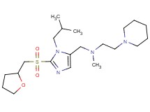 ({1-isobutyl-2-[(tetrahydro-2-furanylmethyl)sulfonyl]-1H-imidazol-5-yl}methyl)methyl[2-(1-piperidinyl)ethyl]amine