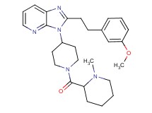 2-[2-(3-methoxyphenyl)ethyl]-3-{1-[(1-methyl-2-piperidinyl)carbonyl]-4-piperidinyl}-3H-imidazo[4,5-b]pyridine