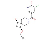 3-chloro-5-{[(1S*,3R*)-1-ethoxy-3-hydroxy-7-azaspiro[3.5]non-7-yl]carbonyl}pyridin-2(1H)-one