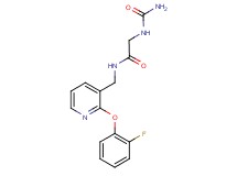 N~2~-(aminocarbonyl)-N~1~-{[2-(2-fluorophenoxy)pyridin-3-yl]methyl}glycinamide