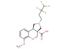 (3aR*,9bR*)-6-methoxy-2-(3,3,4,4-tetrafluorobutyl)-1,2,3,9b-tetrahydrochromeno[3,4-c]pyrrole-3a(4H)-carboxylic acid