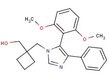 (1-{[5-(2,6-dimethoxyphenyl)-4-phenyl-1H-imidazol-1-yl]methyl}cyclobutyl)methanol