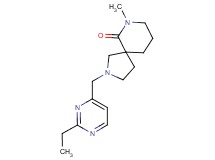 2-[(2-ethylpyrimidin-4-yl)methyl]-7-methyl-2,7-diazaspiro[4.5]decan-6-one