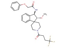 N-[(2R*,3R*)-2-methoxy-1'-(4,4,4-trifluorobutanoyl)-2,3-dihydrospiro[indene-1,4'-piperidin]-3-yl]-2-phenoxyacetamide