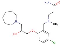 N~3~-[2-(3-azepan-1-yl-2-hydroxypropoxy)-5-chlorobenzyl]-N~3~-methyl-beta-alaninamide