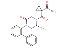 1-{[4-(2-biphenylyl)-2-methyl-5-oxo-1-piperazinyl]carbonyl}cyclopropanecarboxamide