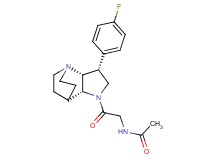 N-{2-[(3R*,3aR*,7aR*)-3-(4-fluorophenyl)hexahydro-4,7-ethanopyrrolo[3,2-b]pyridin-1(2H)-yl]-2-oxoethyl}acetamide