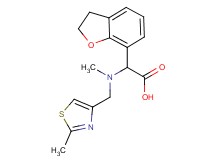 2,3-dihydro-1-benzofuran-7-yl{methyl[(2-methyl-1,3-thiazol-4-yl)methyl]amino}acetic acid