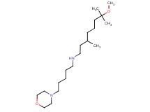 (7-methoxy-3,7-dimethyloctyl)[5-(4-morpholinyl)pentyl]amine