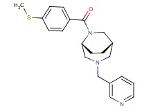 (1S*,5R*)-6-[4-(methylthio)benzoyl]-3-(3-pyridinylmethyl)-3,6-diazabicyclo[3.2.2]nonane