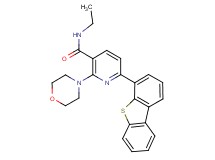 6-dibenzo[b,d]thien-4-yl-N-ethyl-2-(4-morpholinyl)nicotinamide