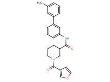 1-(3-furoyl)-N-(3'-methyl-3-biphenylyl)-3-piperidinecarboxamide