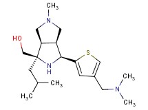 ((1R*,3S*,3aS*,6aR*)-3-{4-[(dimethylamino)methyl]-2-thienyl}-1-isobutyl-5-methyloctahydropyrrolo[3,4-c]pyrrol-1-yl)methanol